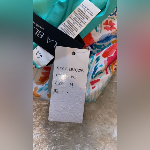 La Blanca: Terra Italia Side Shirred Hipster Bottom - Picture 13 of 14